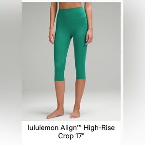 lululemon Align™ High-Rise Crop 17"